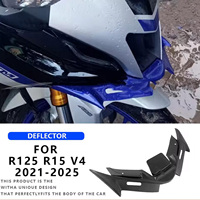 For Yamaha R125 R15 V4 2021-2025 Motorcycle Front Fairing Winglets Aerodynamic Wing Protection Guards