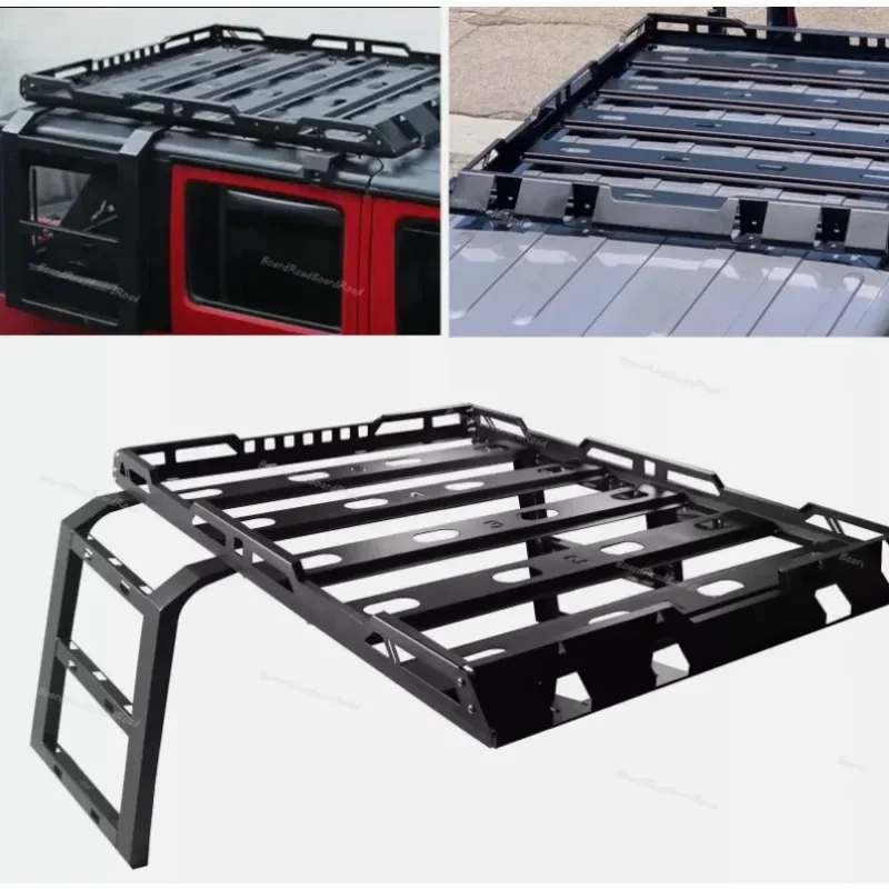 Jep Wrangle 4x4 removable car roof rack basket with Ladder Car Top Luggage Holder