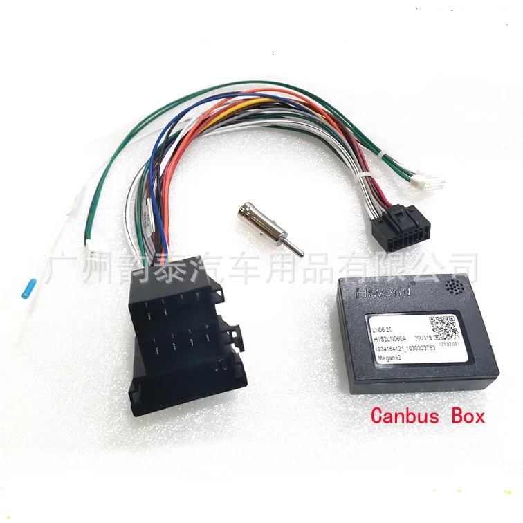 

16-контактный жгут проводов Canbus Decoder Box для Renault Megane 2 (2005-2009) Радиоприемник AndroidMASTER 2006