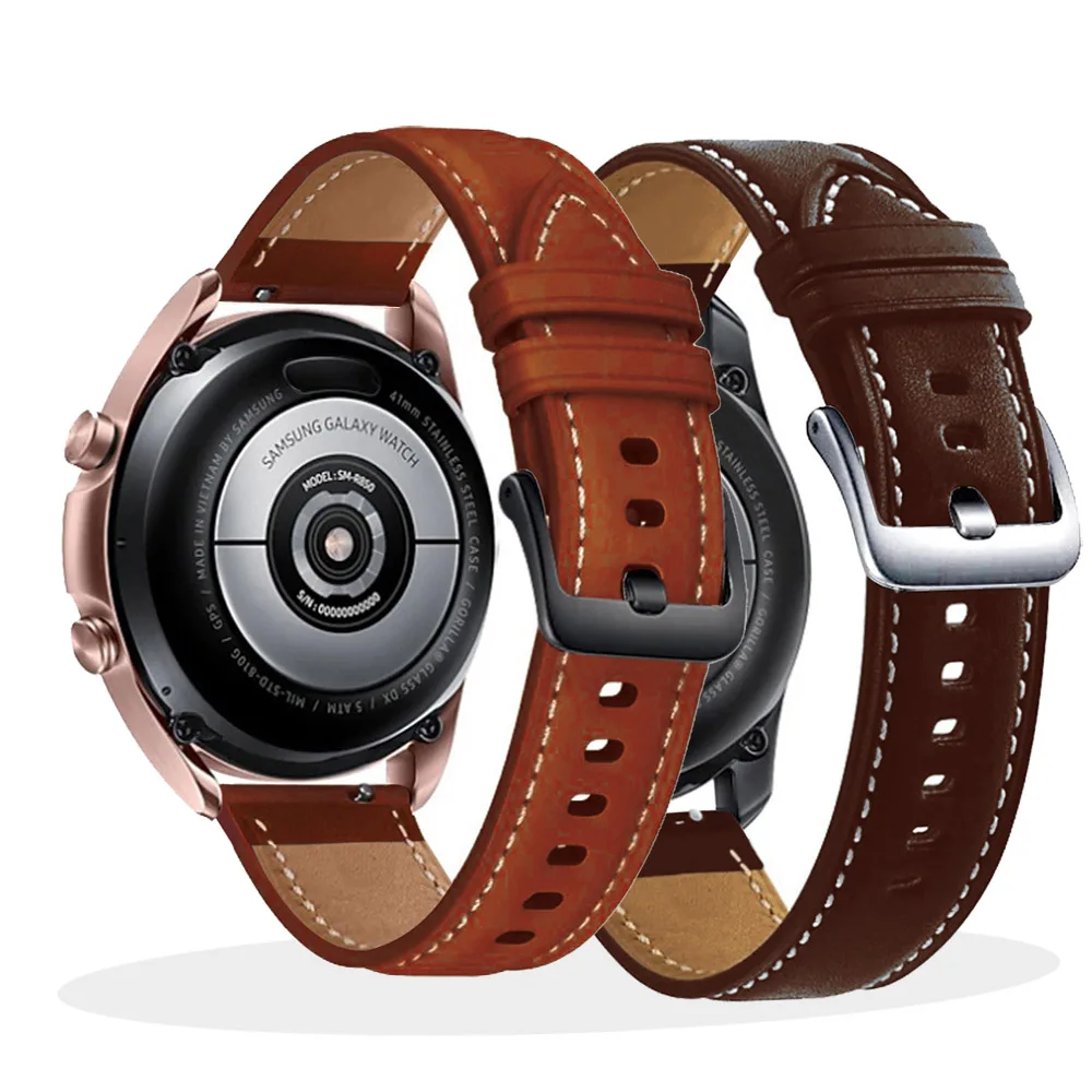 Correa de cuero para LEMFO C22 PRO, repuesto de pulsera para reloj inteligente LEMFO K22, K37, K27, C20, K56 PRO, LEM56, DM50, 22mm