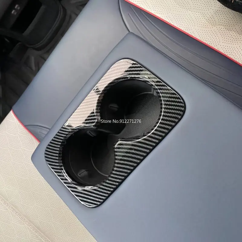 LHD For BYD YUAN PLUS ATTO 3 2022 2023 Interior CarbonFiber armrest  Center Control Water Cup Gear Shift Panel air vent cover