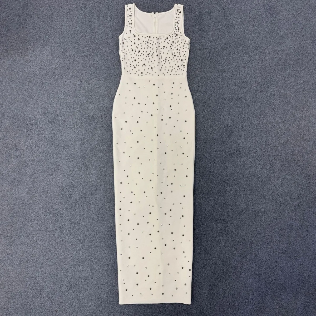 Bjtz luxo strass sexy malha maxi vestido longo feminino festa de noite vestido de casamento tapete vermelho elegante roupa de palco