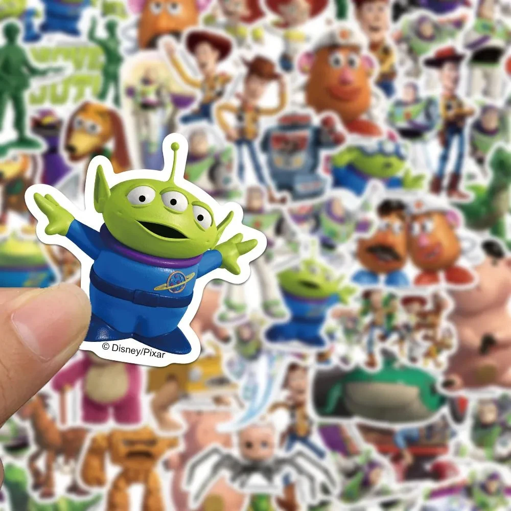 10/30/50pcs Cute Disney Anime Toy Story Stickers Buzz Lightyear Woody Decals DIY Laptop Phone Scrapbook Cartoon Sticker Kids Toy