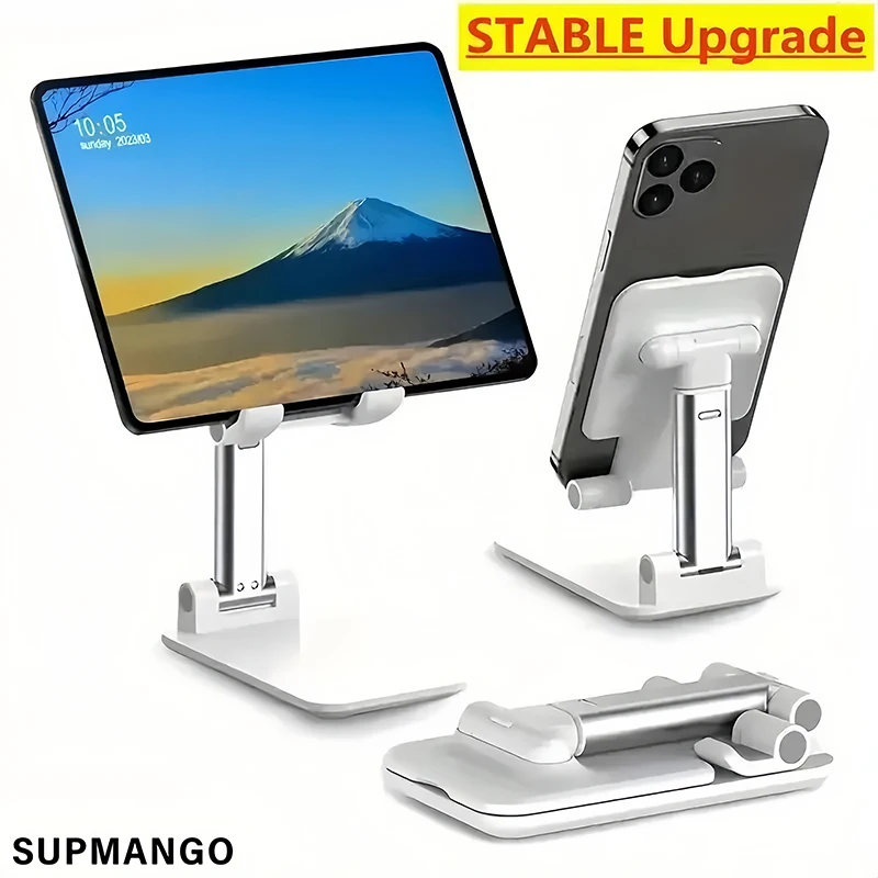 Desktop Folding Mobile Phone Holder Expandable Storage Support Desk Mobile Phone Holder Suitable For IPhone IPad Adjustable