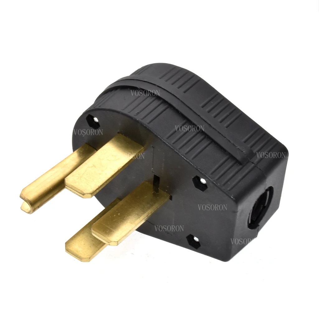 Black 50A 125V/250V NEMA L14-50P L14-50R US 4 pole industry electric plug socket generator Anti-off male female power plug