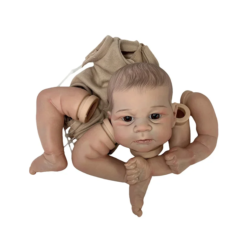 

18inch Kit Reborn Sin Pintar Handmade Vinyl Bebe Reborn Doll Kits Lifelike Painted Kits DIY Reborn Accessories Reborn Ready