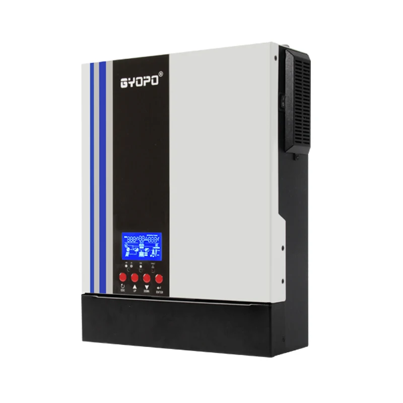 

Gyopo On/Off Grid Solar Panel Inverter 12V 24V 48V 2KW 3KW 4.2KW 6.2KW MPPT Solar Hybrid Inverter For Home Energy Storage
