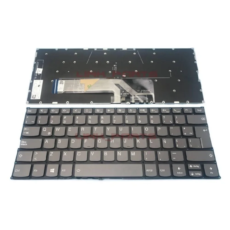 Latin Backlit Keyboard for Lenovo Yoga C340-14 14IWL C740-14 14API Flex14 81SQ Replacement Laptop Repair Part