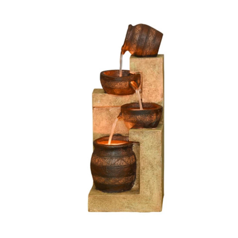 

Large European-style Indoor Fountain, Water View, Courtyard, Rockery, Living Room Decoration Wall Waterfall Fountain