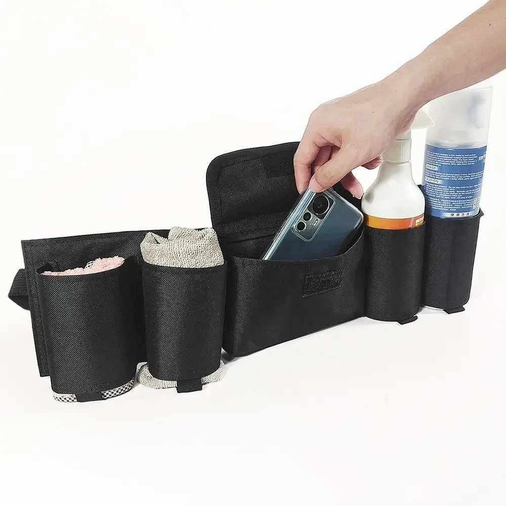 

Waterproof Beer Soda Bottle Holder Belts Tool Storage Adjustable Cleaning Tool Waist Bag Large Capacity Oxford Tool Pouch