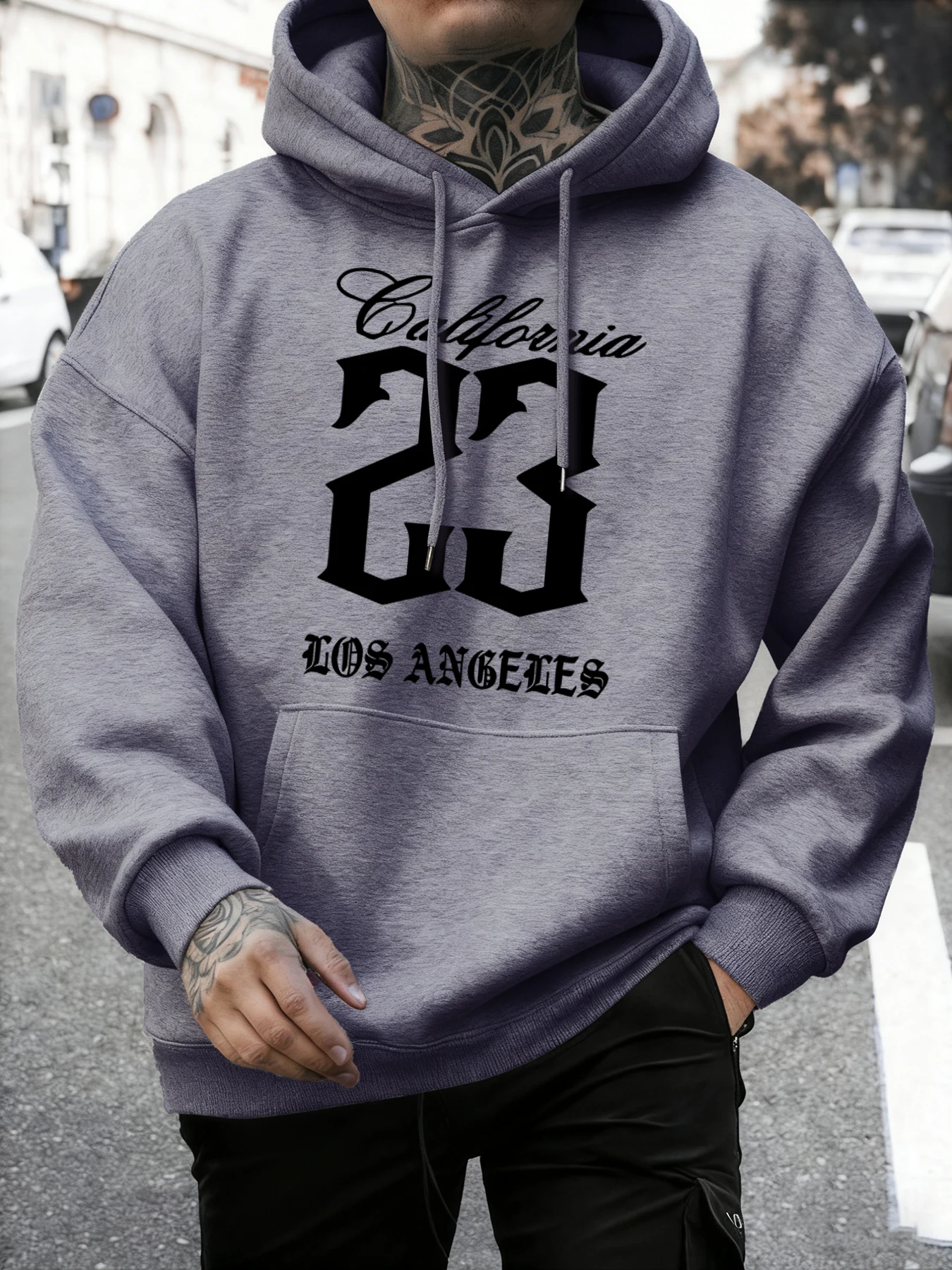 California 23-Druck Herren Pullover Herbst Lose All-Match-Sweatshirts Hip Hop Langarm Casual Fleece Unisex Vintage Hoodies