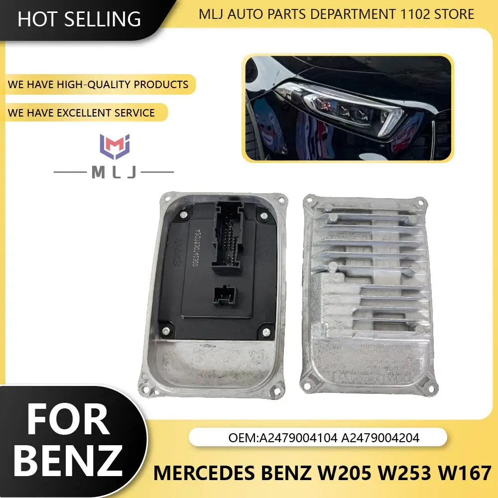 

Новый A 2479004104 A 2479004204 Светодиодный драйвер фар, модуль контроллера дневных ходовых огней для Mercedes Benz W205 W253 W167