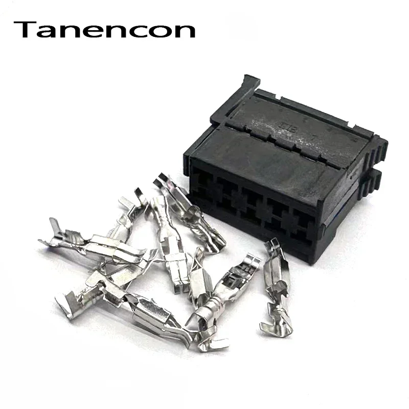 1 set 10 pin automotive wire connector automotive power amplifier male and female plugs 1-929505-4-1929504-4.