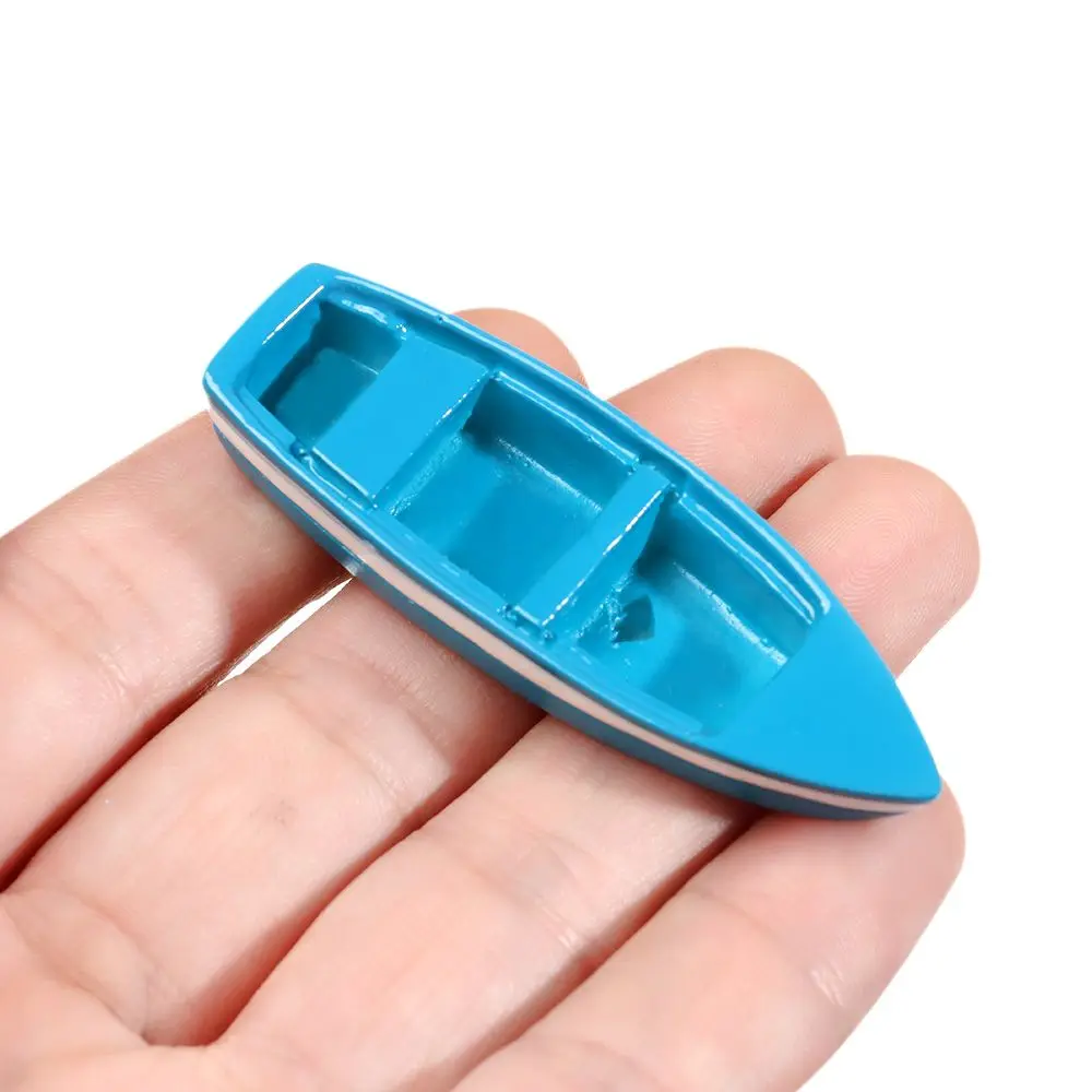 Mini Sea View Decoration Ornaments Micro Landscape Paddle Boat Beach Chair DIY Fairy Garden Miniature Dollhouse Accessories