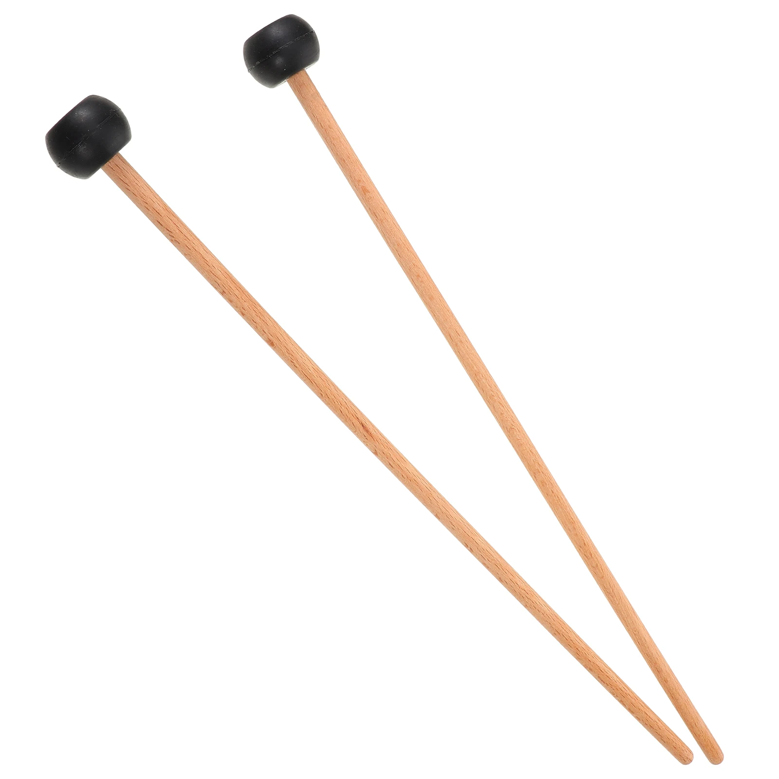 

Rubber Head Drum Mallets Lightweight Practical Percussion Sticks Universal Drumsticks Tongue Drum Mallet Musical Instrument