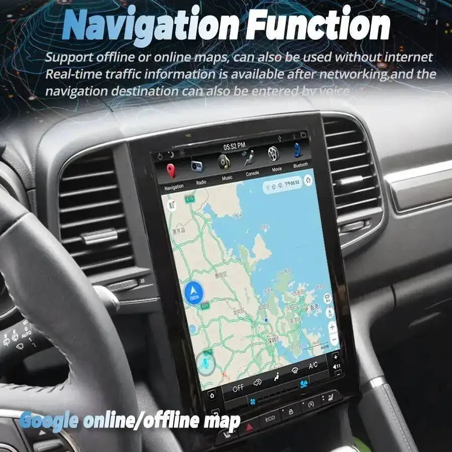 Android 15 Navi video Player 4G Lte Wifi For Renault Koleos Samsung SM6 Talisman Megane 4 2017-2019 QLED 256G 12.8'' Car Radio view 6
