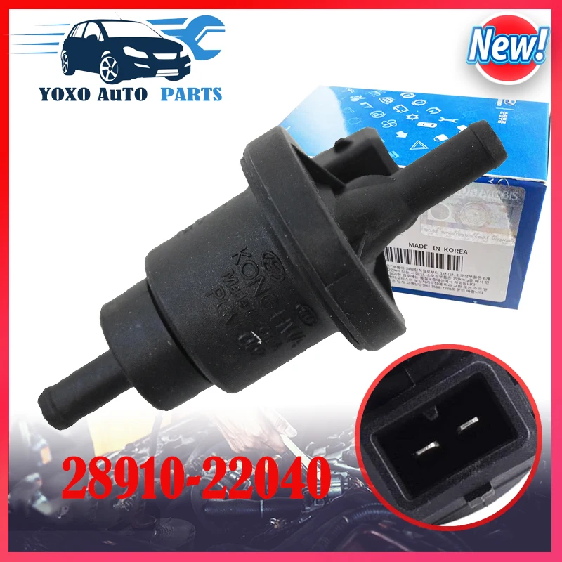 2891022040 Canister Purge Solenoid Purge Valve for HYUNDAI KIA Vapor Canister Purge Valve 911-800 Sale OEM 28910-22040