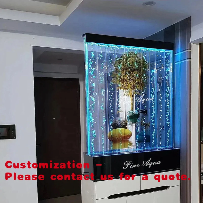 

custom.Modern LED Bubble Wall Movable Hanging Screens Room Dividers Color-Changing LED Lights Panel Design Living Room Furni