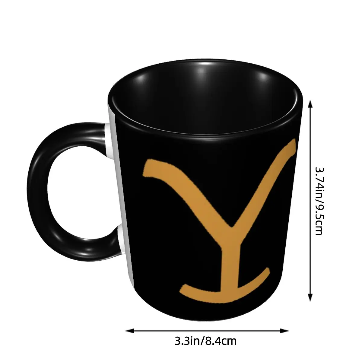 Dutton Ranch Yellowstone Logo Coffee Mugs DIY Personalized Ceramic Mug Cup Creative Present