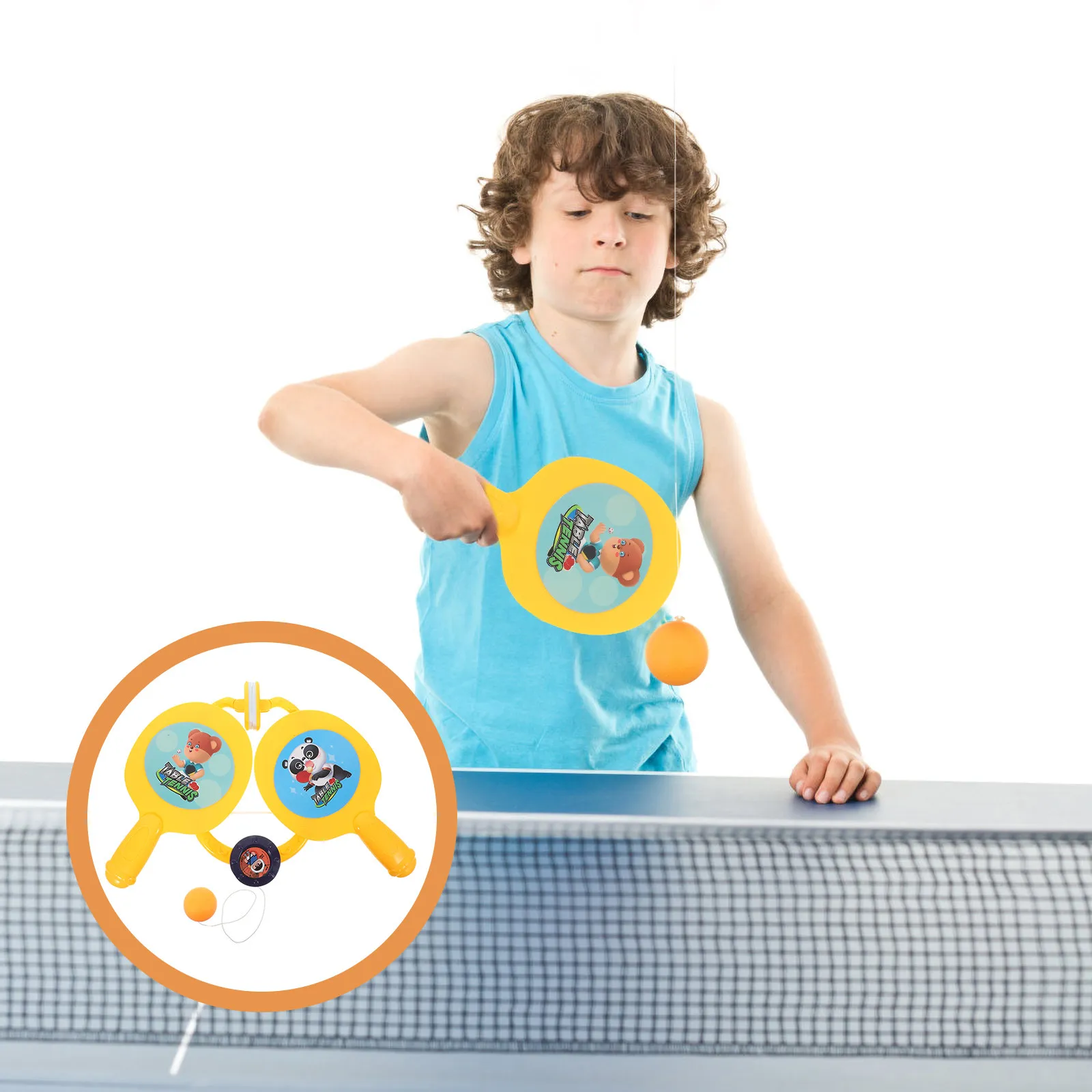 

Комплект для тренировок по настольному теннису: подвесное тренировочное оборудование для использования в помещении