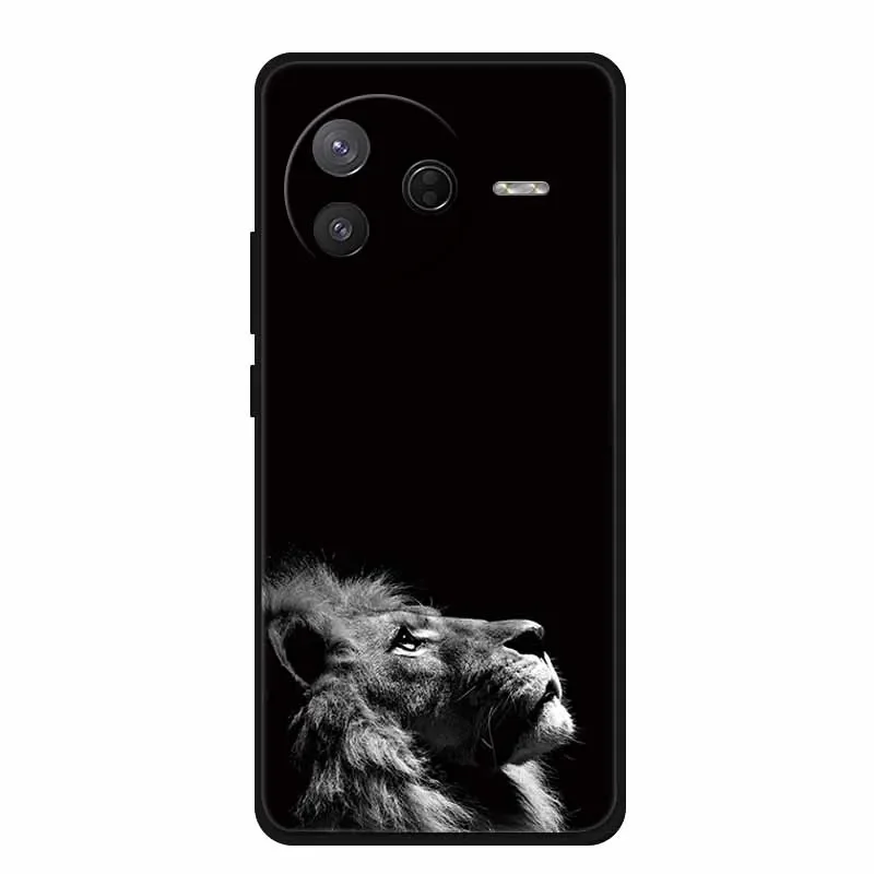 حافظة لهاتف Xiaomi Poco F7 Ultra غطاء خلفي من السيليكون الناعم من مادة البولي يوريثان الحراري لهاتف Poco F7 Ultra 5G غطاء ناعم لطيف حافظات سوداء Funda Poco F7 Ultra #2