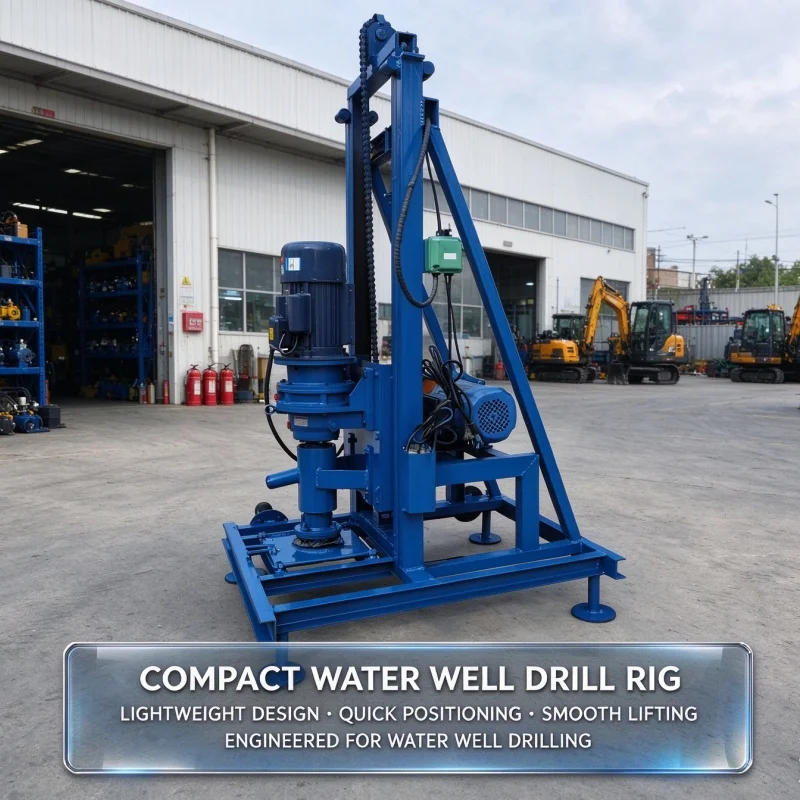 Customized Farm Shallow Well Drilling Equipment, Bestselling Small Hydraulic Water Well Drilling Machine for Home Use