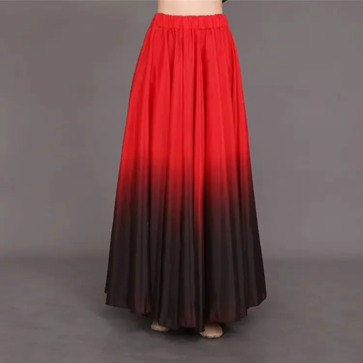 Vestidos de Flamenco para mujer, faldas de baile para actuaciones en escenario, disfraces de 360/540/720 grados, novedad de España