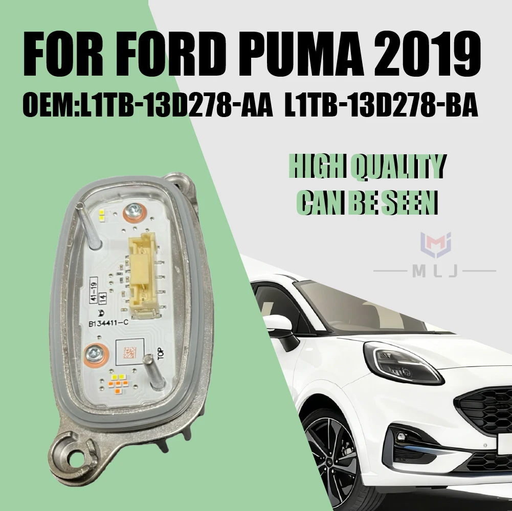 

OEM L1TB-13D278-AA L1TB-13D278-BA For Ford Puma 2019 LED Angel Eyes WHITE Module Car Daytime Running Light Headlight Module