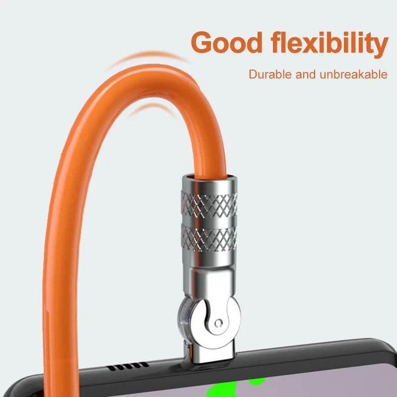 كابل USB سريع الشحن من سبائك الزنك من النوع C ، دوار ، كابل بيانات اللعبة لسيارات summa ، hwoy ، xiame ، ww ، ودرجة الكوع