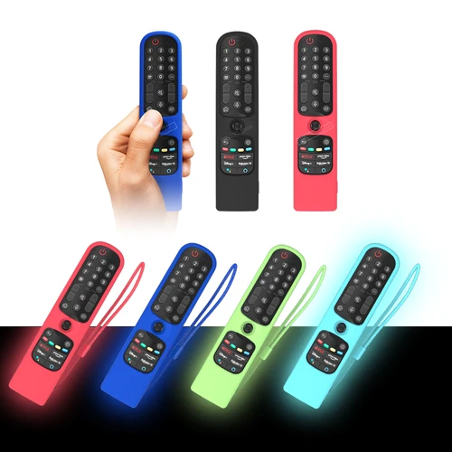 Sikai 실리콘 케이스 커버, MR21GA MR21GC MR22GN MR22GA OLED QNED 스마트 TV 원격 커버, 매직 리모컨 2021