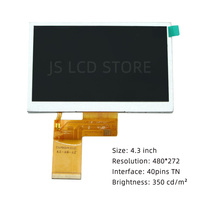 Brand New 4.3 inch LCD Display Screen TN 480*272 40pins XHL4330PT-7
