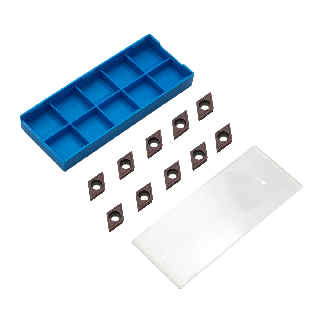 

Turning Inserts Carbide Inserts 10pcs DCMT 32.51 DCMT11T304 -HMP Easy To Replace High Grip Strength Lathe PC9030