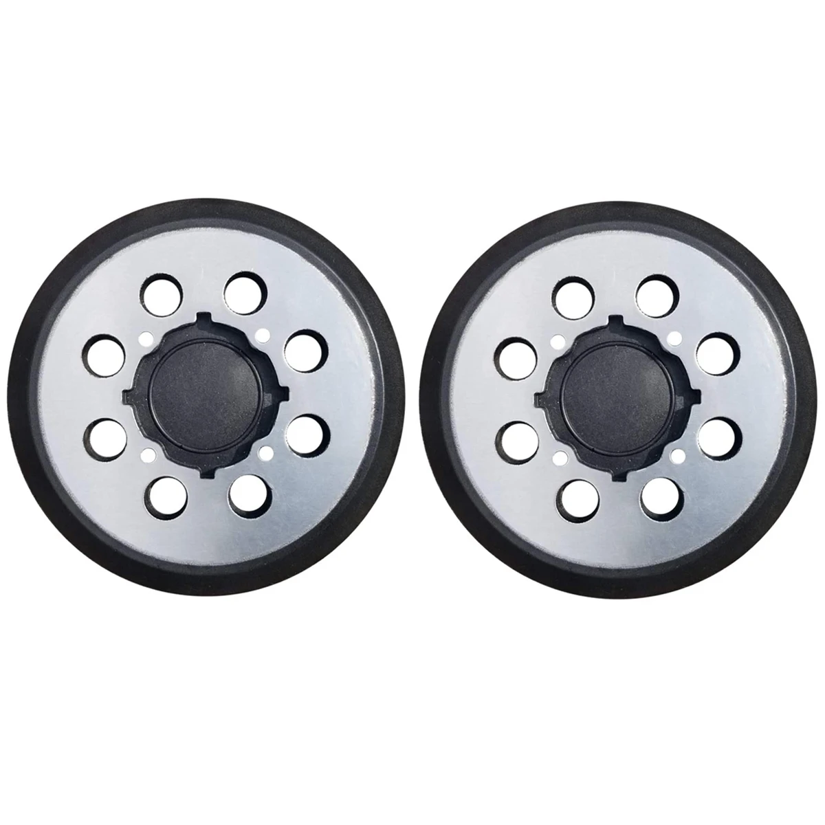 N10R-5 Inch Hook-&-Loop Sander Pad With Metal Backing For Random Track Sander - Compatible With Models DWE6421,2Pack