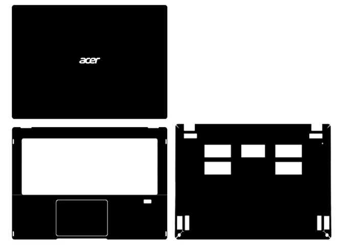 

Pre-cut 1xTop+1xPalmrest+1xBottom Skin Stickers Cover Film For Acer Swift 5 SF514-55T SF514-54GT SF514-53T SF514-56T SFX16-61G