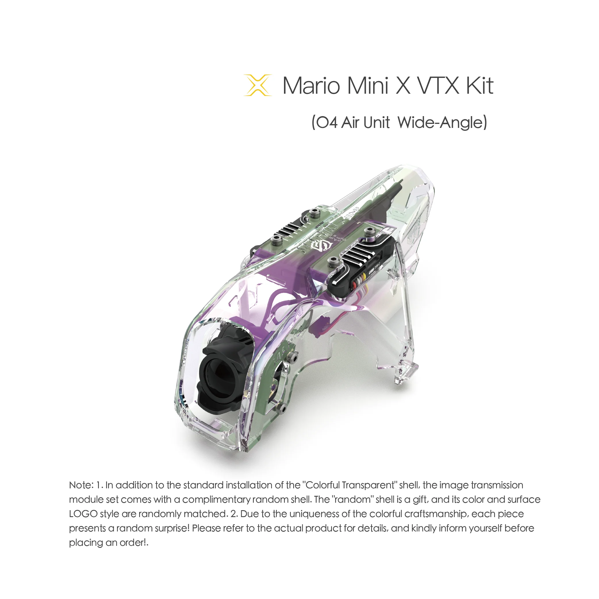 SpeedyBee Mario Mini X Serie Mini25 Pro/Mini3/Mini3 Pro/Mini35 Pro/Mini4 Pro Power Kit O4/O4 Groothoek/O4 Pro Air Unit Kit