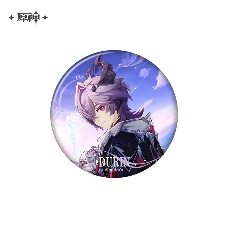 Official Genshin Impact “Poem of the Night Walk in the Far North” Anime and Game Merchandise: Columbina Badge, Pendant, Gift