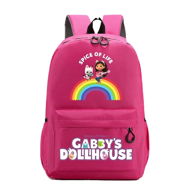 Gabby Puppenhaus Schult asche Grundschule Bücher tasche große Kapazität Cartoon Anime Rucksack hochwertige Rucksack Laptop-Tasche Geschenk