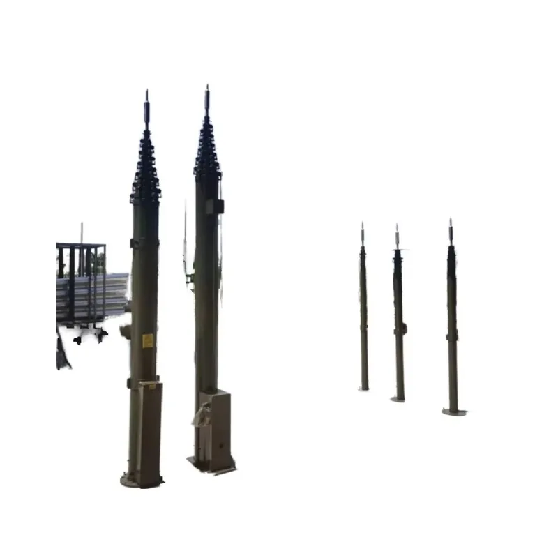 Customizable load capacity Pneumatic telescopic rods 4-20 meters high Telecom towers and accessories