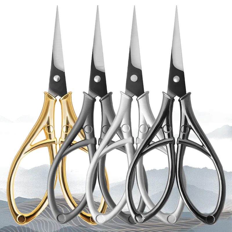 

Chzimade Classic Heart Scissors Small Cross-Stitch Scissor Sewing Accessories Home Tailor Stainless Steel Scissors For Mom