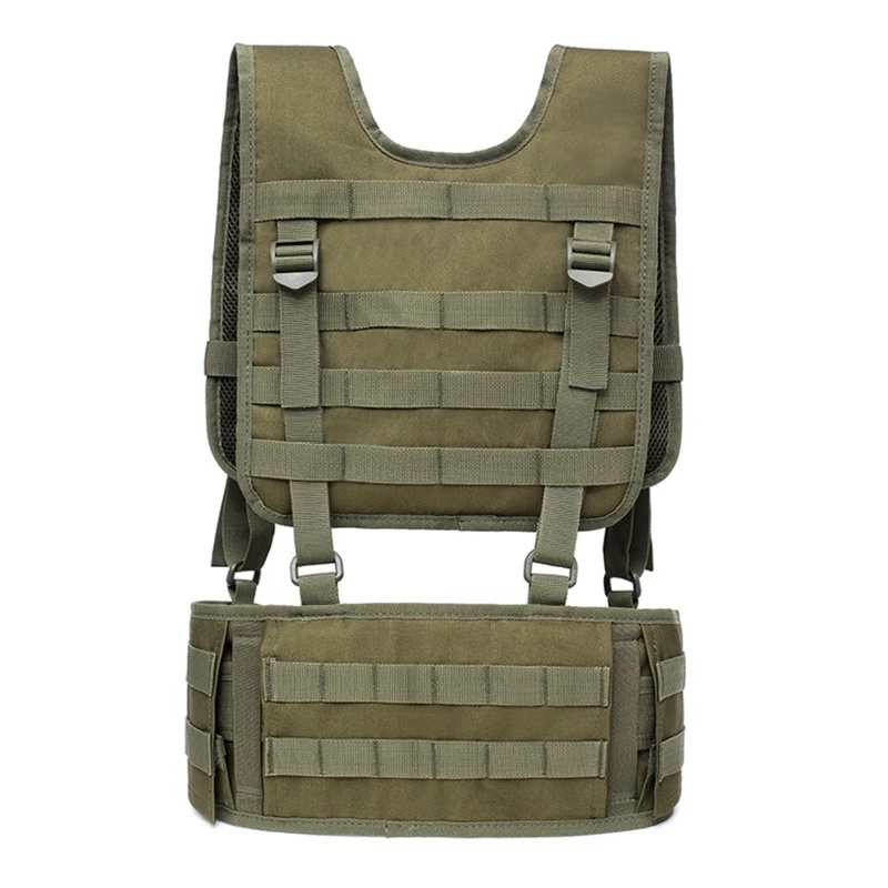 Gilet tattico Molle Chest Rig Airsoft cintura in vita cintura staccabile Army Paintball Equipment gilet da caccia all\'aperto