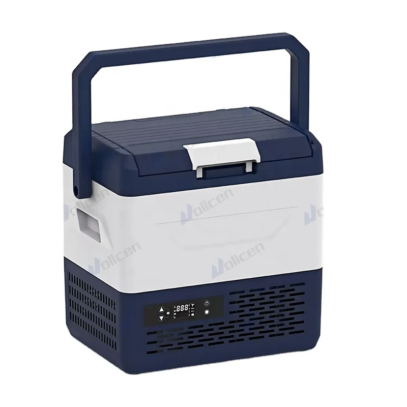 Factory Outlet 12V 24V Single-Zone Ice Maker Compressor Electric Mini Car Fridge Cooler 12L/15L Small Car Refrigerator