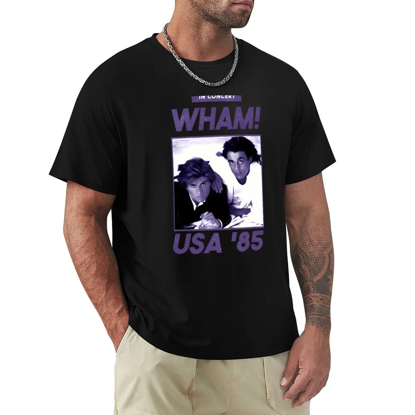 WHAMS Music Band - Tour 2024 T-Shirt Fashion Simple Casual Tee Shirt