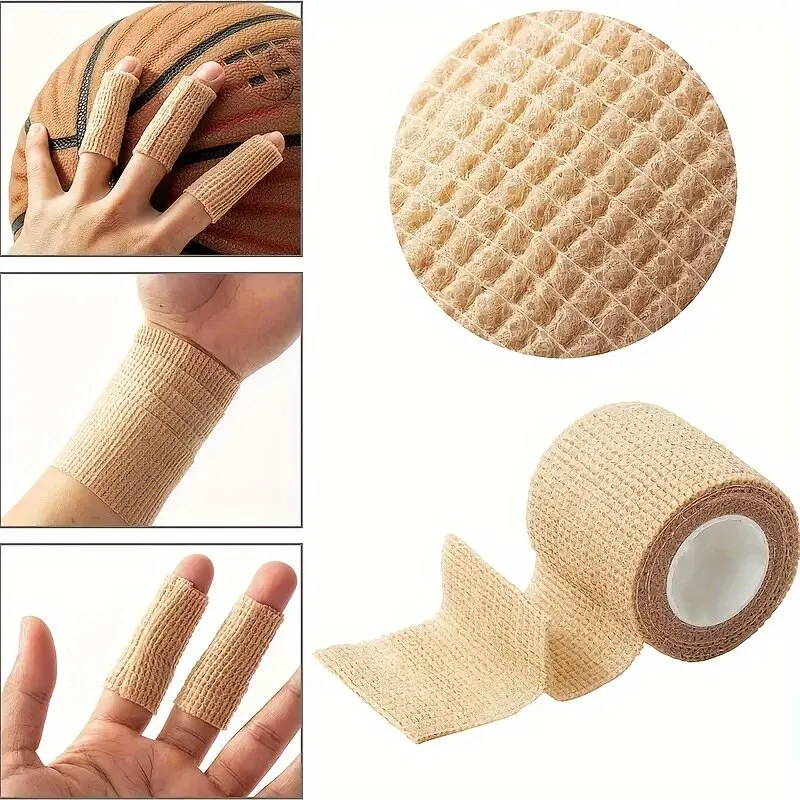 Self-adhesive Bandage Tapes, Elastic Non-woven Bandage, For Wrist, Fingers, Ankle Sprains , Swelling And Table Corner Anti Slip