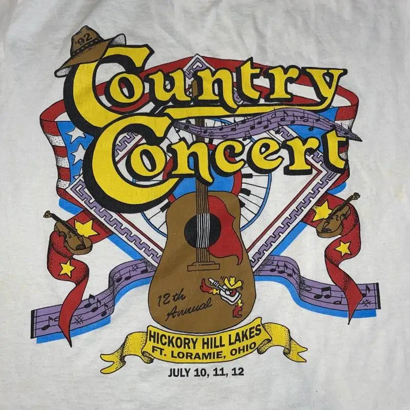 

Футболка Hickory Hill Lakes Country Concert Alan Jackson George Jones S 5XL