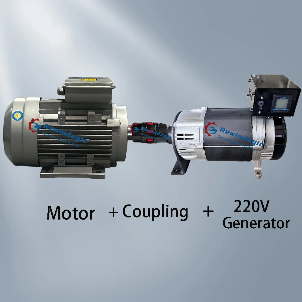 High Power 10000W 20KW 30KW Dynamo 220V 380V AC Uitgang Stabiele Spanning Permanente Magneet Generator met Dual Voltage Systeem
