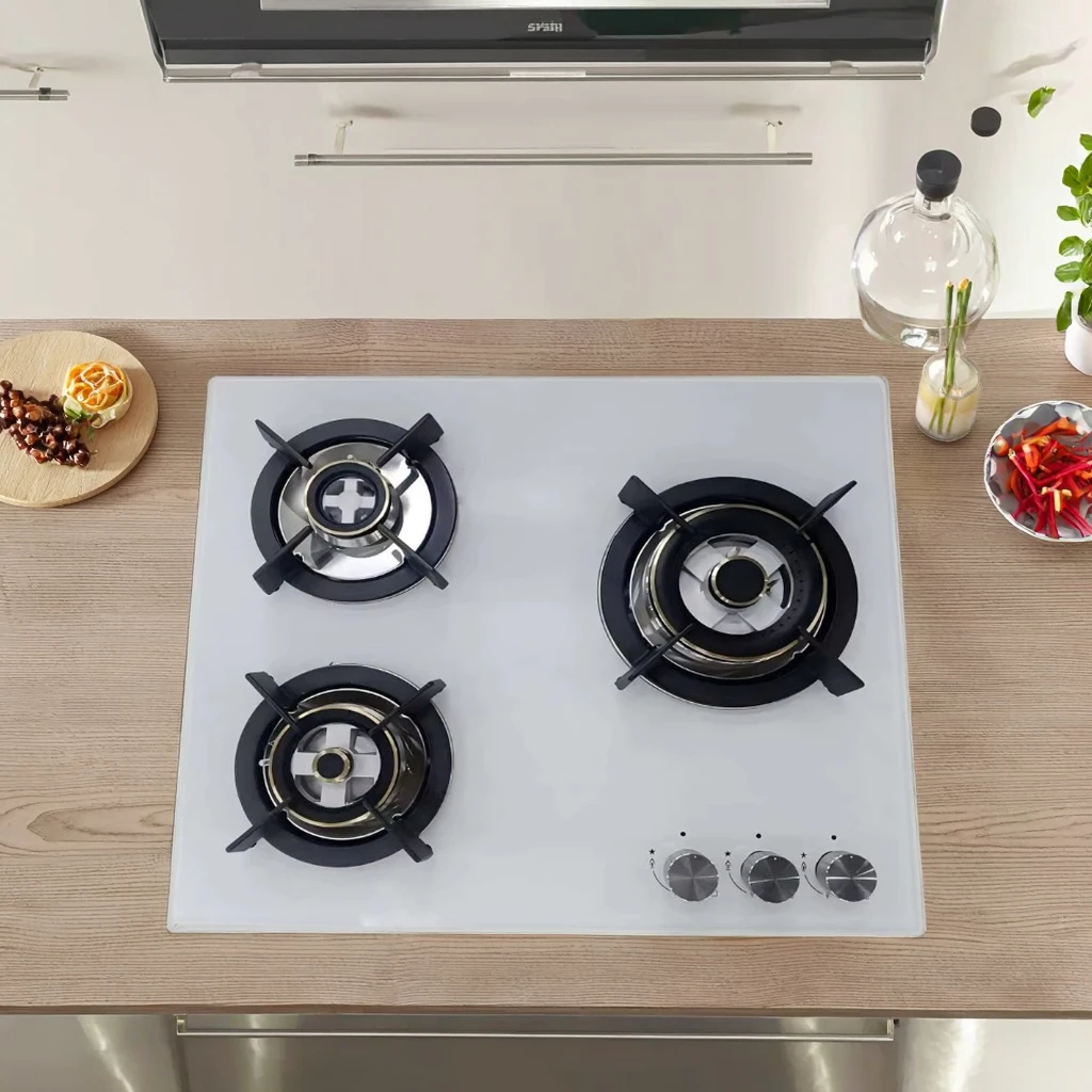 

Чугунная газовая плита с электронным поджигом, 3 конфорки, встраиваемая, для бытового использования, на сжиженном или природном газе, для дома и улицы