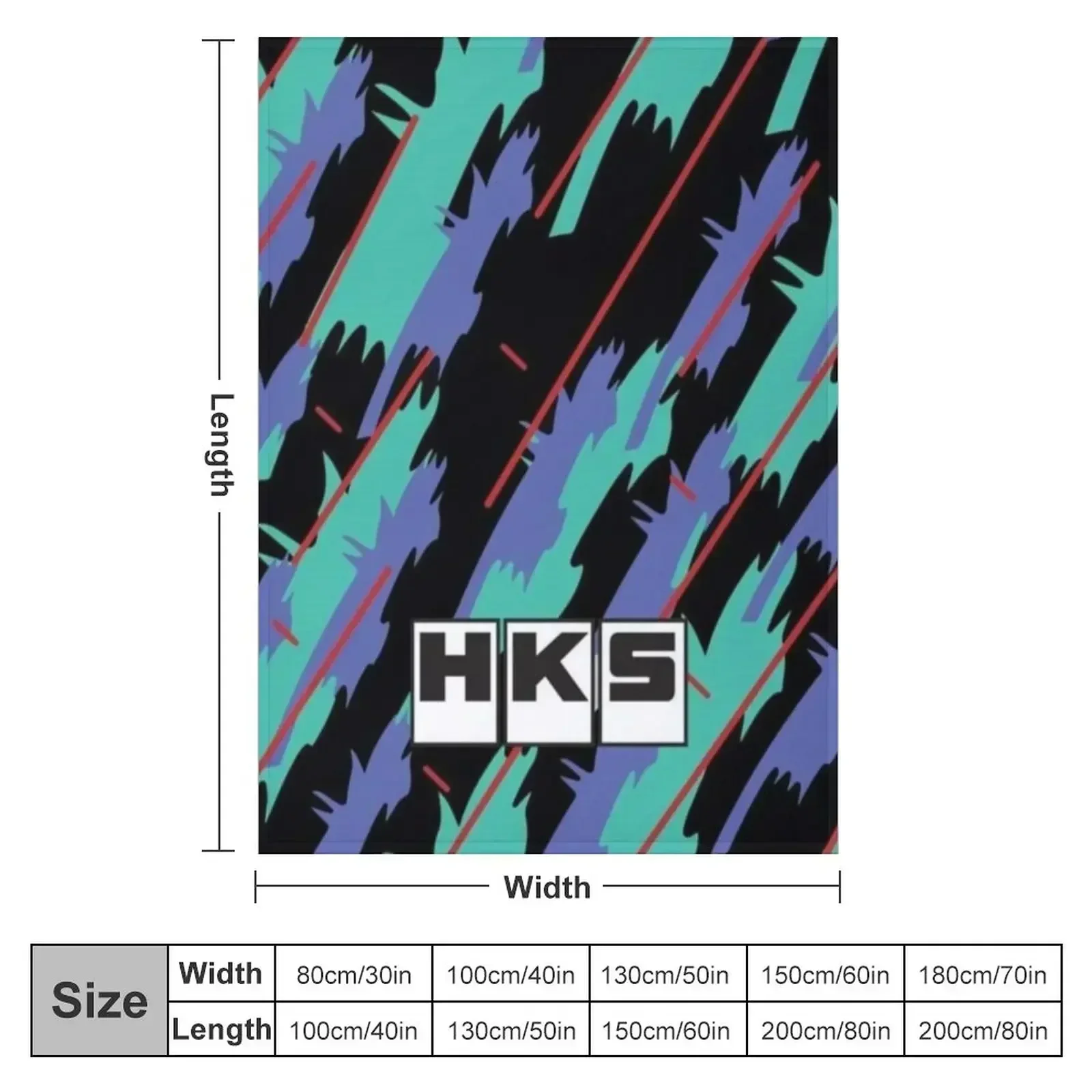 HKS Throw Blanket Tourist manga Large sofa bed Cute Personalized Gift Blankets