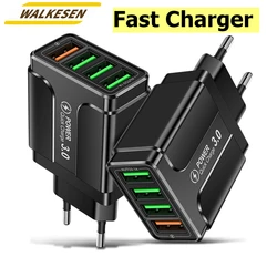 20W Multi ports USB Charger Fast Charging Charger Quick Charger 3.0 For Samsung Galaxy S23 S22 Ultra Xiaomi iPhone 16 15 KR Plug