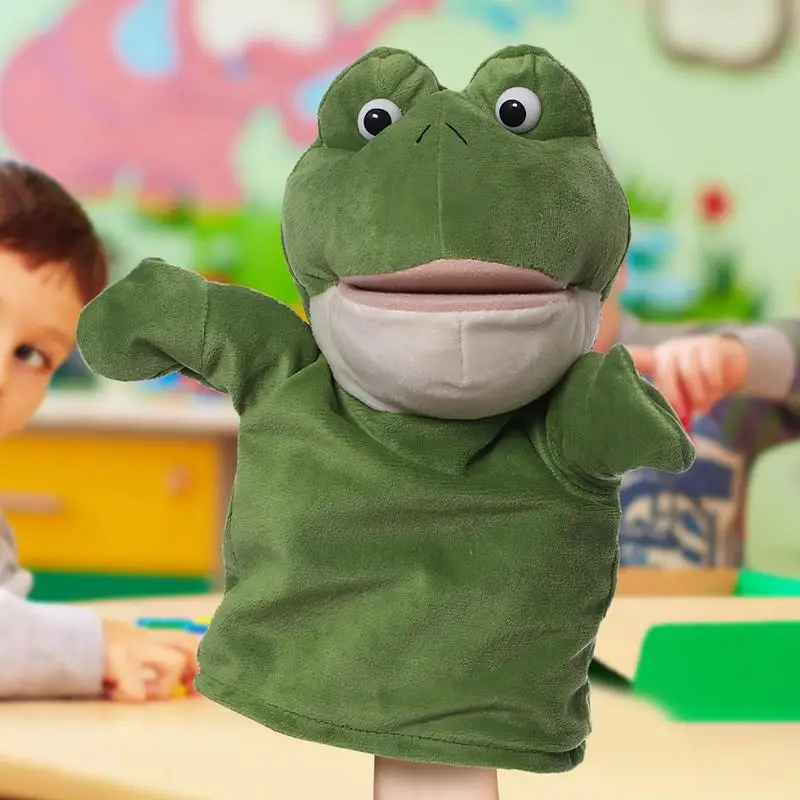 Marionnettes à main pour enfants, jouet de 25cm, poupée de dessin animé drôle, fournitures de spectacle sur le théâtre, jeu de rôle pour garçons et filles, cadeaux d'anniversaire