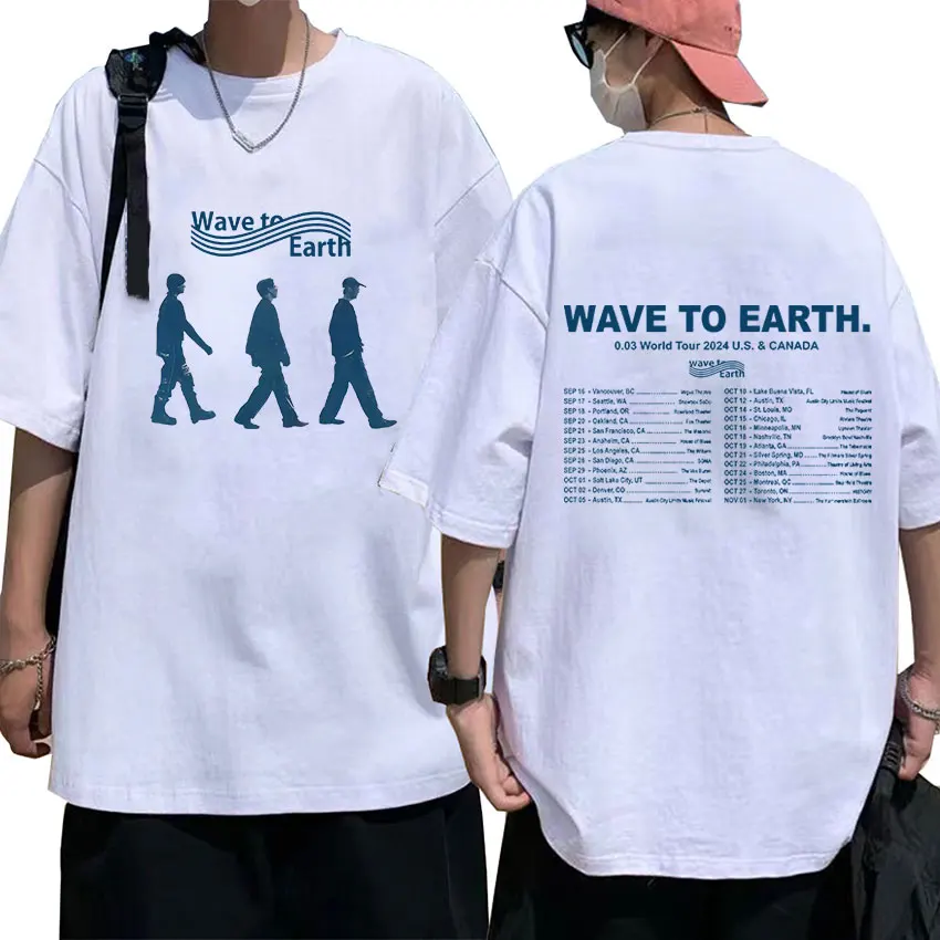 Wave To Earth Cat 0.03 2024 World Tour Album Print T Shirts Men